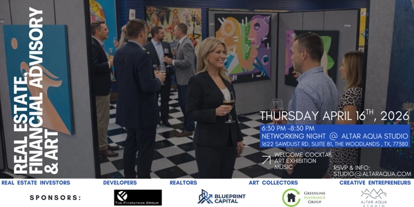 Real Estate, Finance & Art Networking Evening. Altar Aqua.