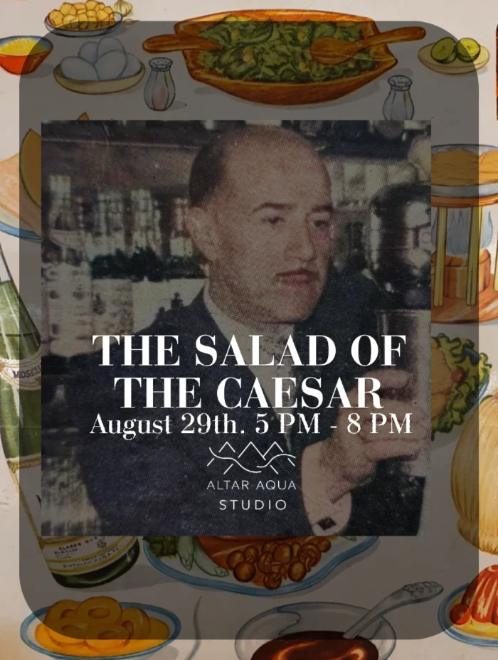 The Salad of the Caesar Info. Altar Aqua Studio